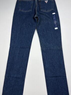 Vintage Guess 1050 High Rise Jeans 27x32 Dark Wash 90s NOS